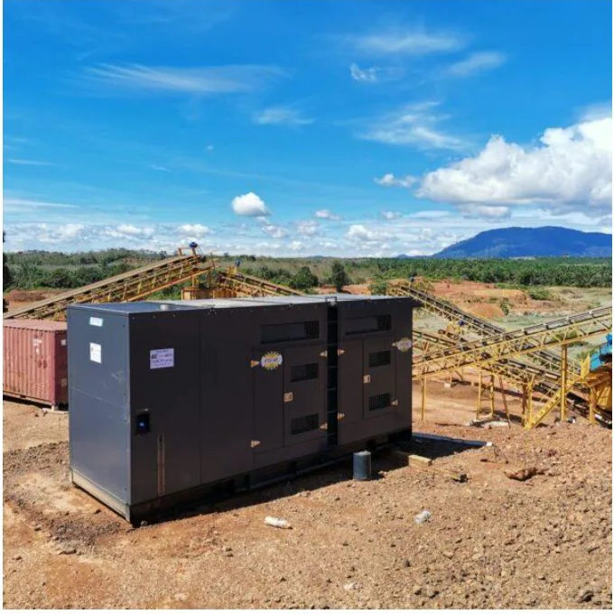 Diesel generator enclosure