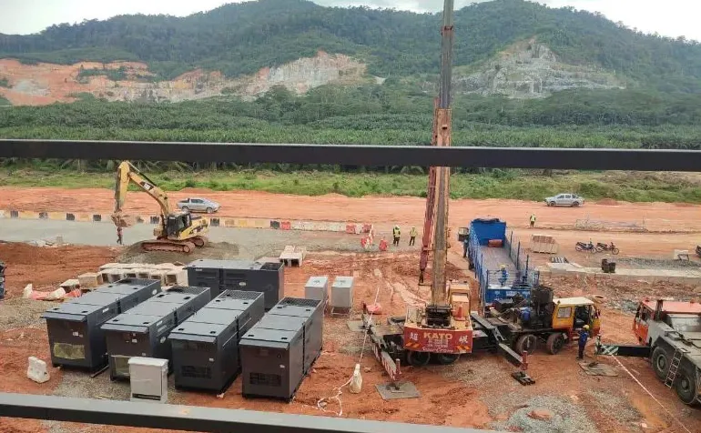 Generator systems operating at a remote industrial site